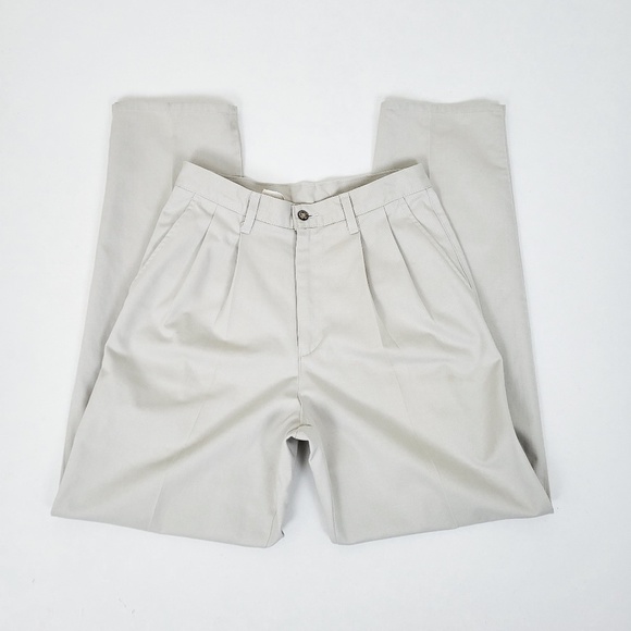 90's Khaki Pants Tapered Boot Cut High Waisted High Rise - Picture 9 of 12